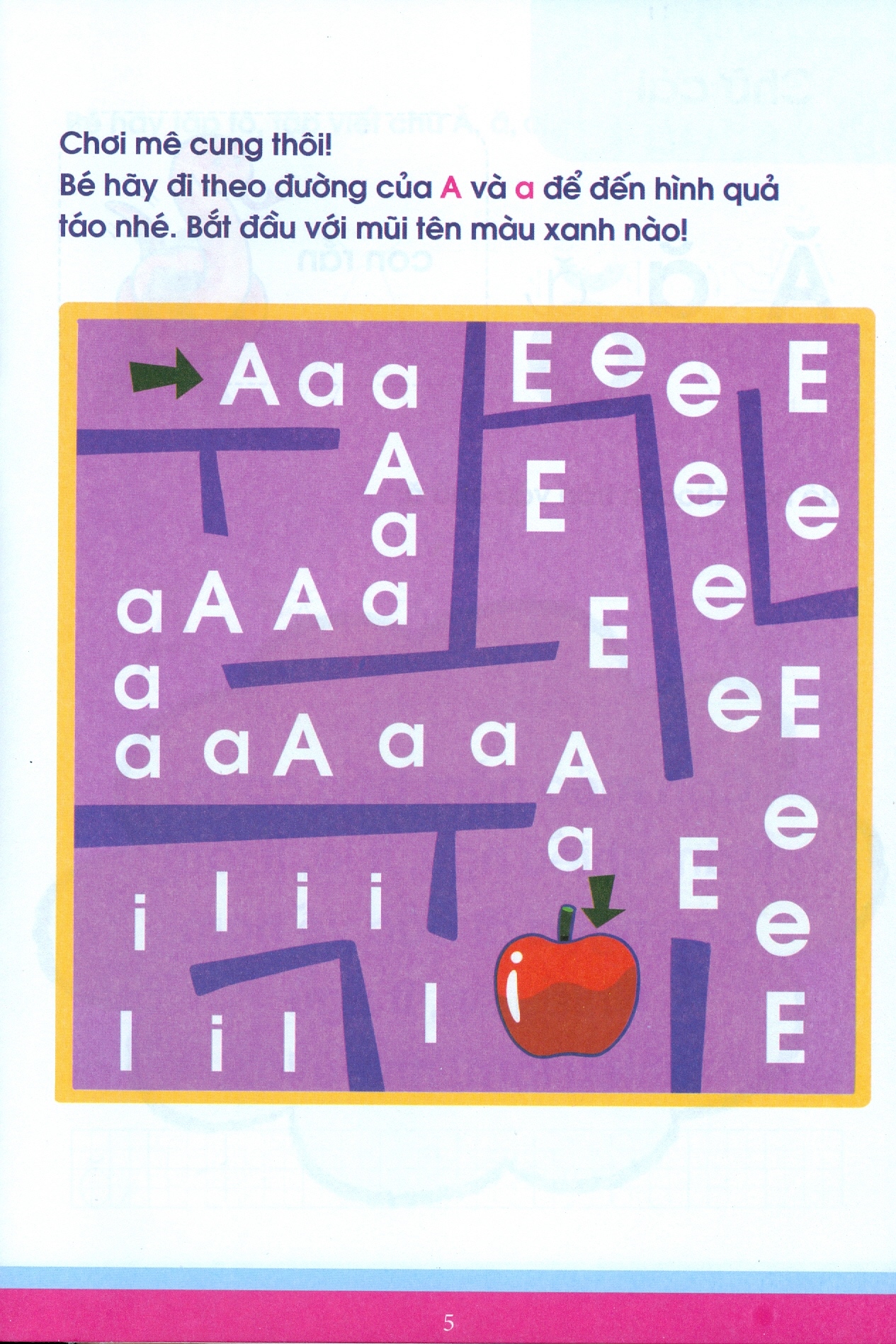 bộ vở nhận biết và tập viết abc qua các trò chơi trí tuệ - tập 1