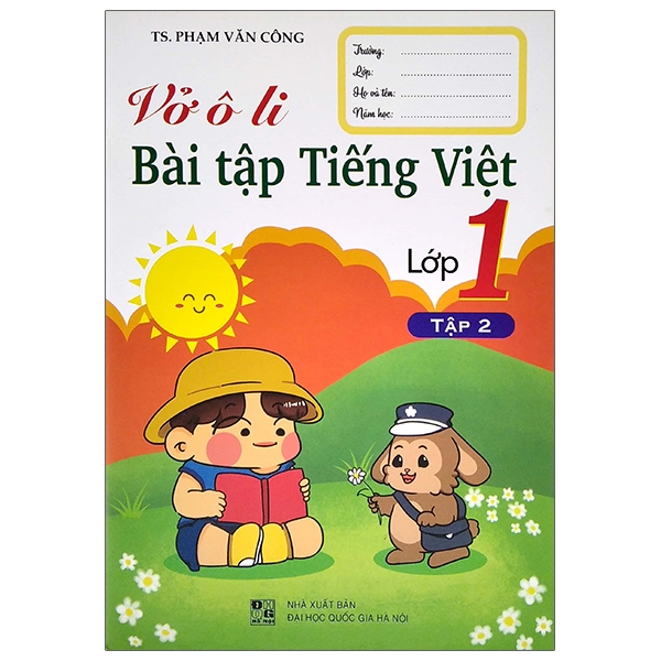 bộ vở ô li bài tập tiếng việt 1 - tập 2