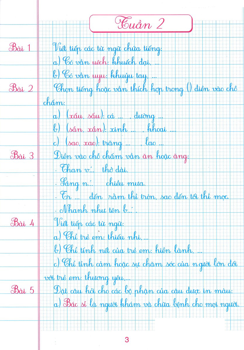 Bo
						
										
										Vo O Li Bai Tap Tieng Viet 3 - Quyen 1 (Theo Chuong Trinh Giao Duc Tieu Hoc Moi - Dung Chung Cho Cac Bo SGK Hien Hanh)