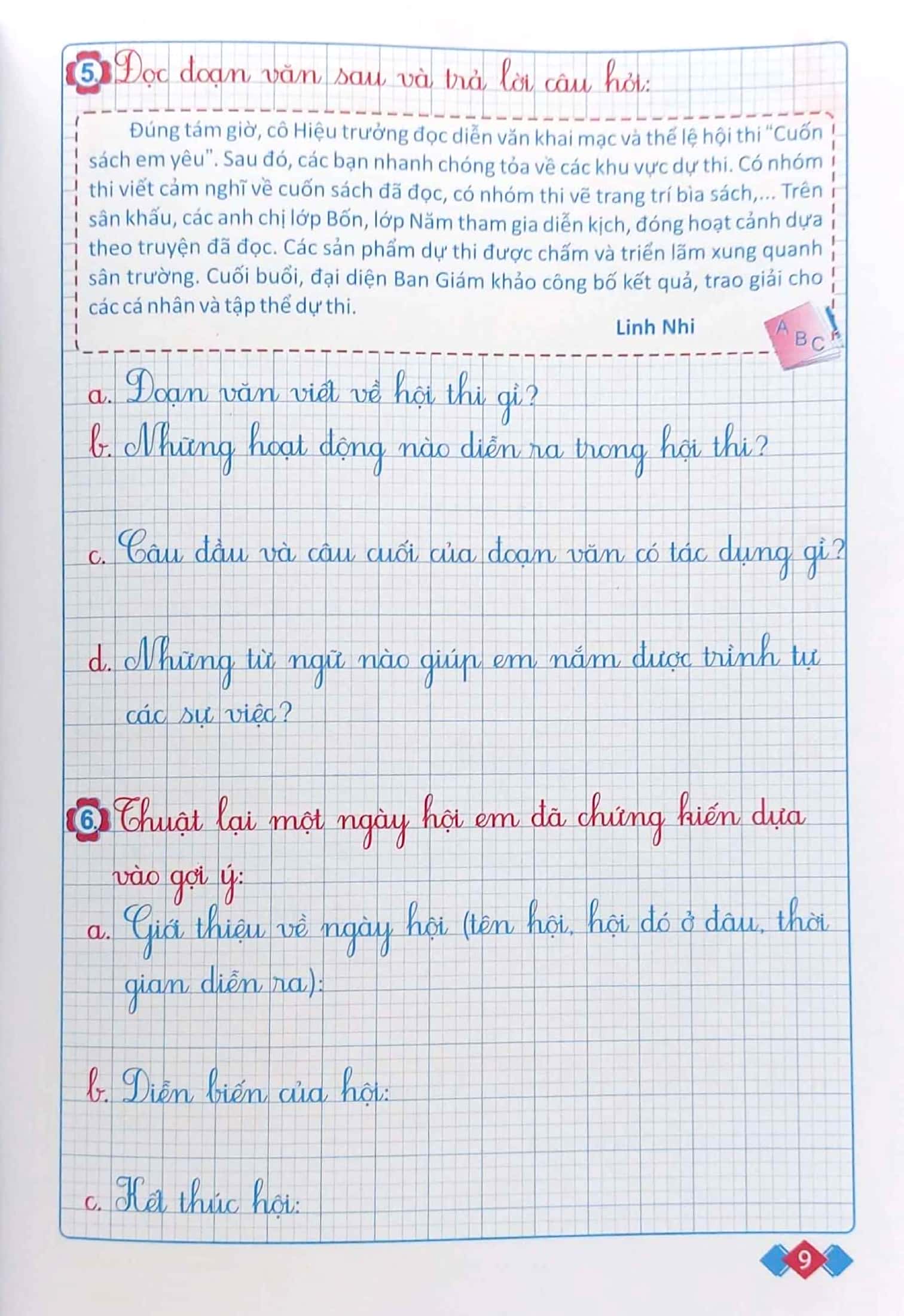 bộ vở ô li bài tập tiếng việt 3 - tập 2 (ch-t)