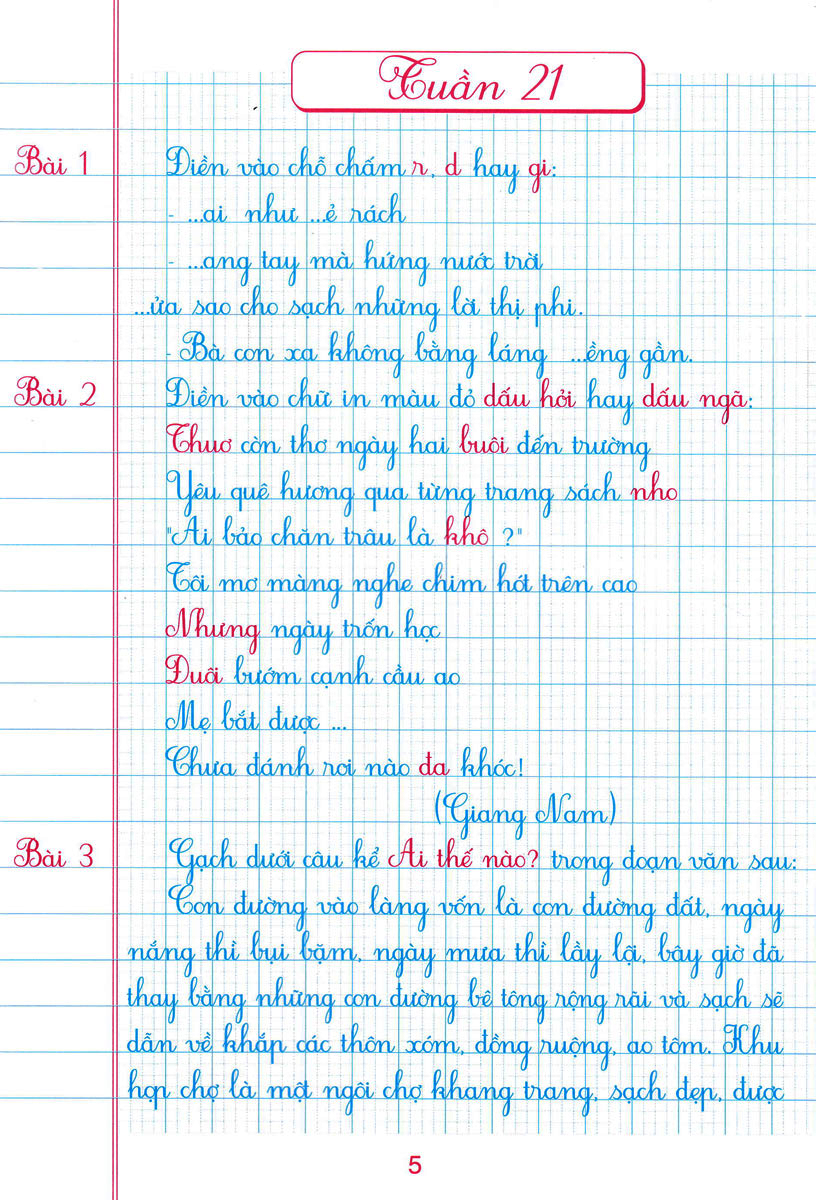 bộ vở ô li bài tập tiếng việt 4 - quyển 2 (dùng chung cho các bộ sgk hiện hành)