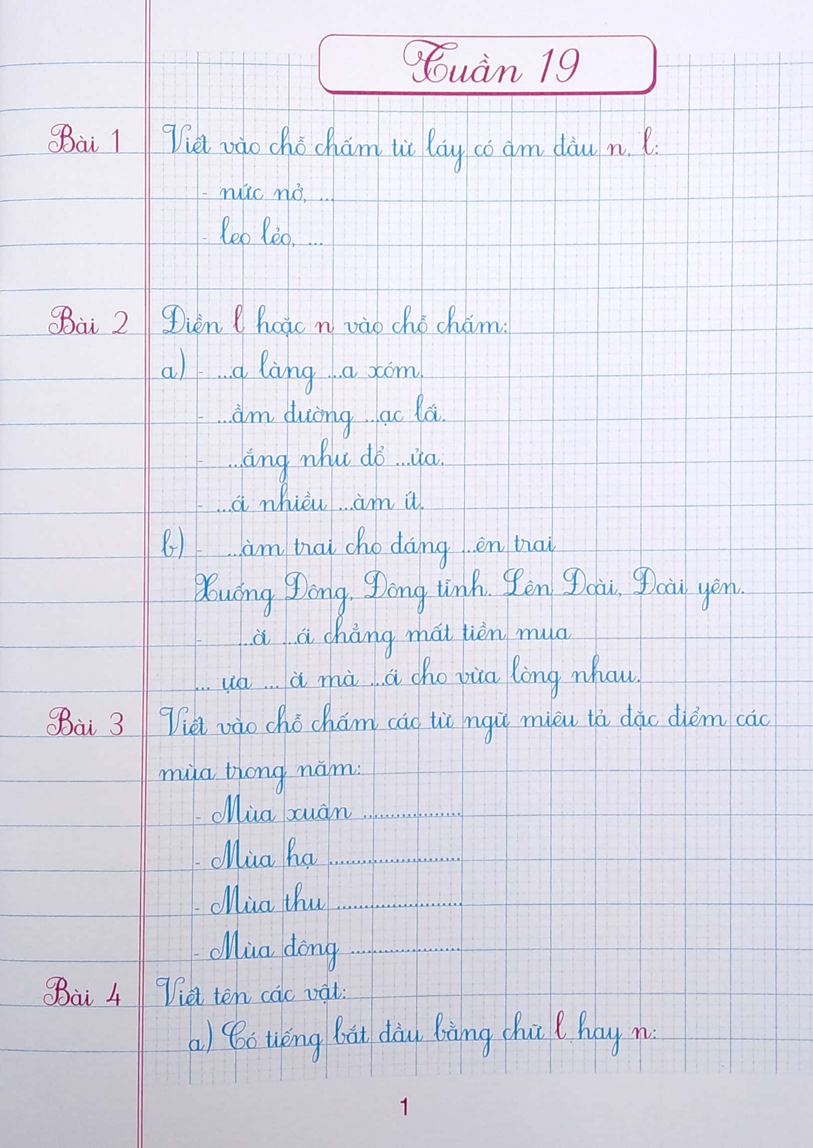bộ vở ô li bài tập tiếng việt lớp 2 - quyển 2 (theo chương trình giáo dục phổ thông mới)