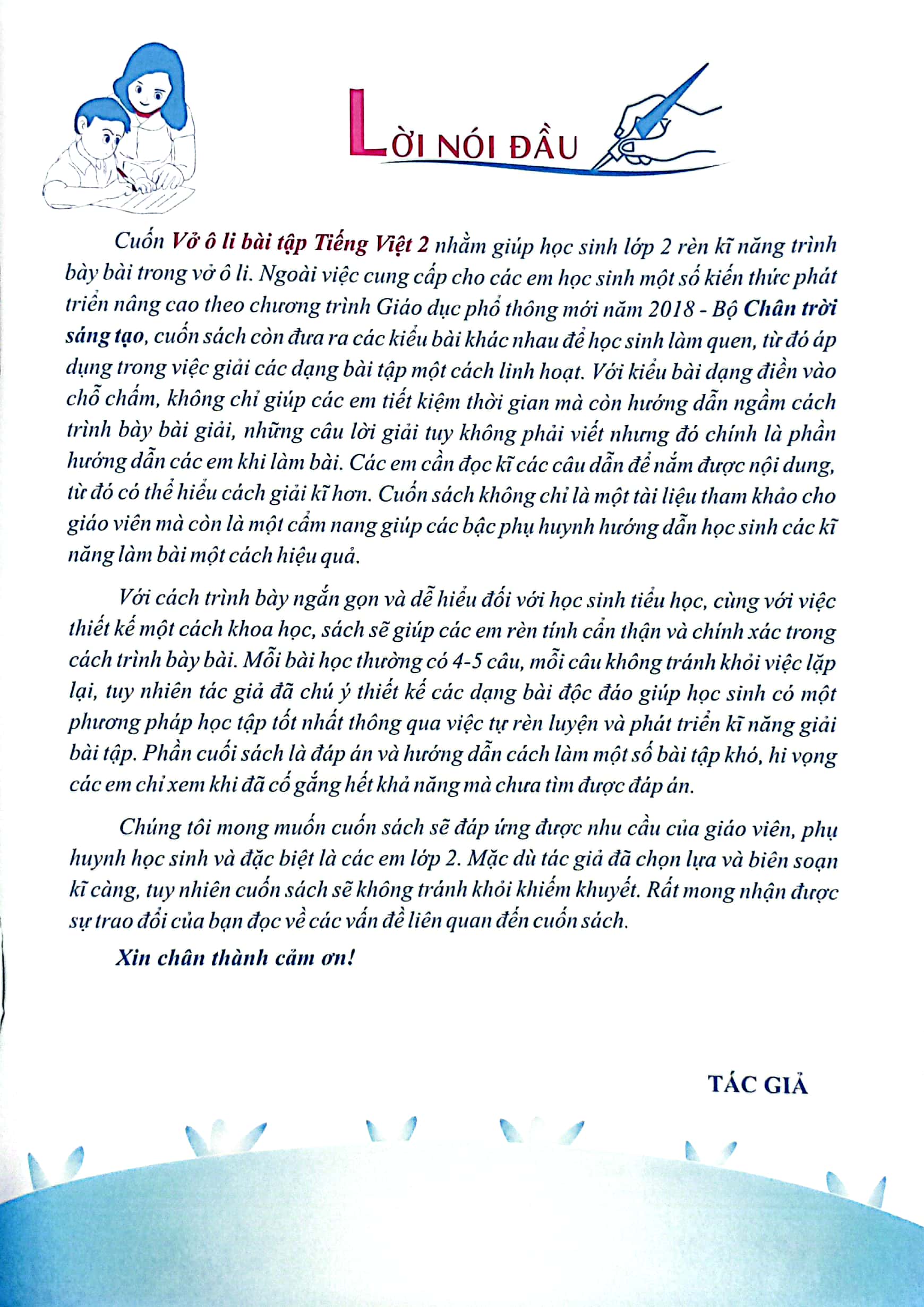 Bo
						
										
										Vo O Li Bai Tap Tieng Viet Lop 2 - Tap 2 (Chan Troi)