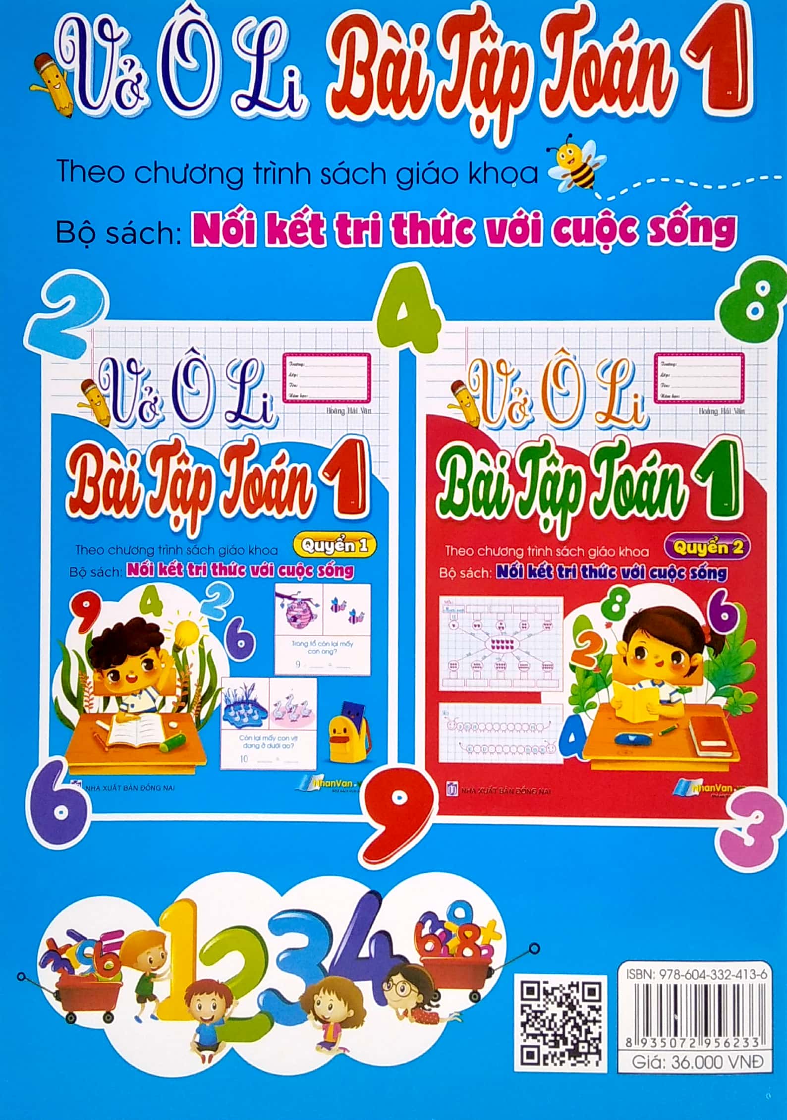 bộ vở ô li bài tập toán 1 - quyển 1 (theo kết nối tri thức với cuộc sống)