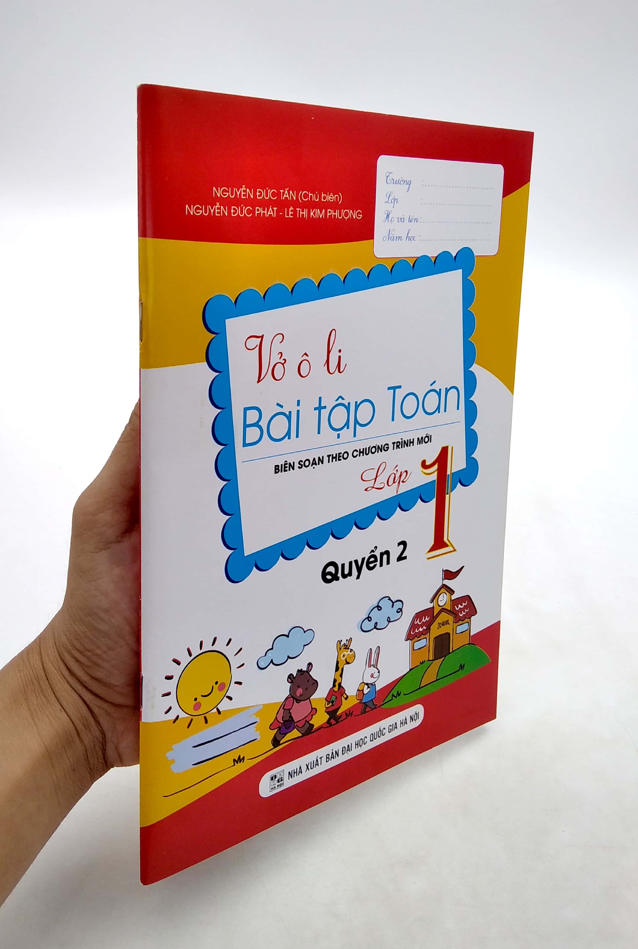 bộ vở ô li bài tập toán 1 - quyển 2 (2020)