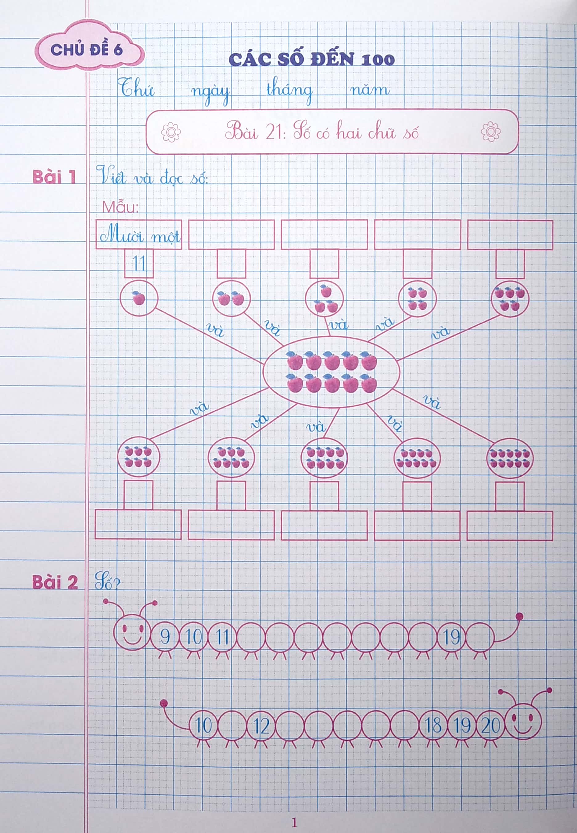 bộ vở ô li bài tập toán 1 - quyển 2 (theo kết nối tri thức với cuộc sống)