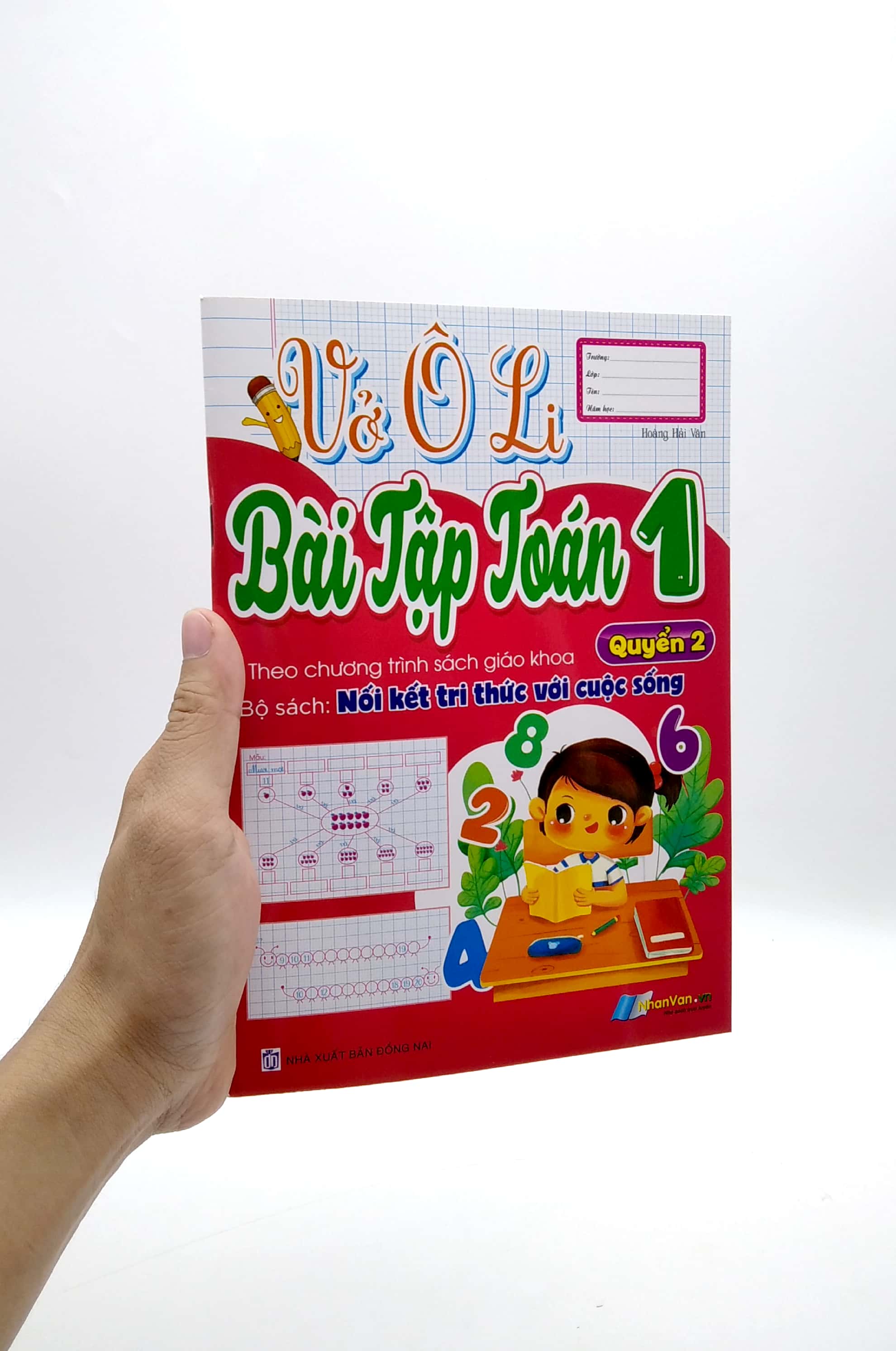 bộ vở ô li bài tập toán 1 - quyển 2 (theo kết nối tri thức với cuộc sống)