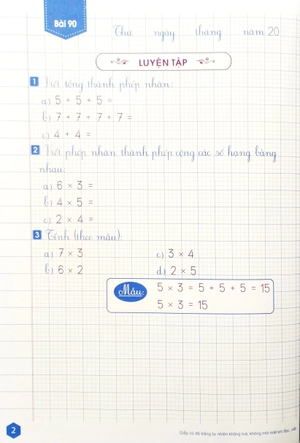 bộ vở ô li bài tập toán 2 - quyển 2 (biên soạn theo chương trình giáo dục phổ thông mới)