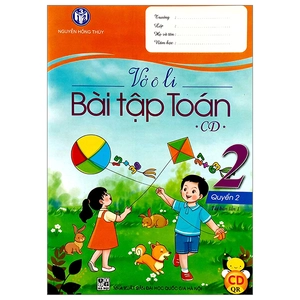 bộ vở ô li bài tập toán 2 - quyển 2 (cánh diều) (2023)