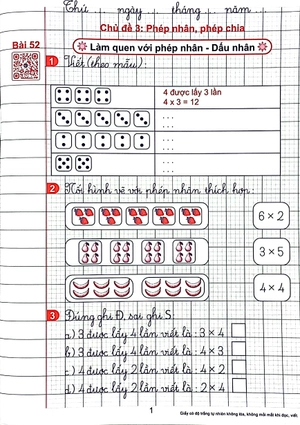 bộ vở ô li bài tập toán 2 - quyển 2 (cánh diều) (2023)
