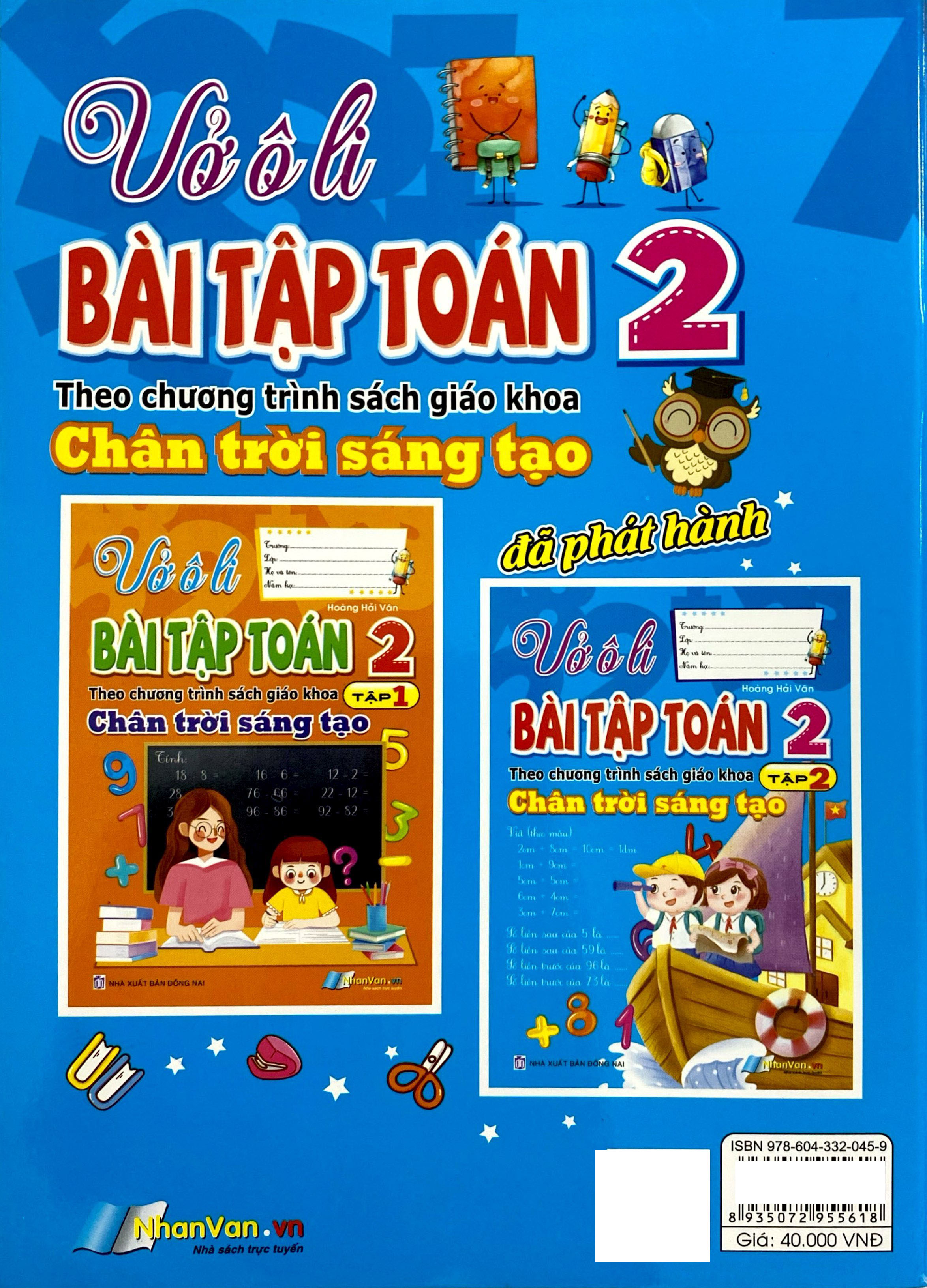 Bo
						
										
										Vo O Li Bai Tap Toan 2 - Tap 2 (Theo Chuong Trinh Sach Giao Khoa Chan Troi Sang Tao)