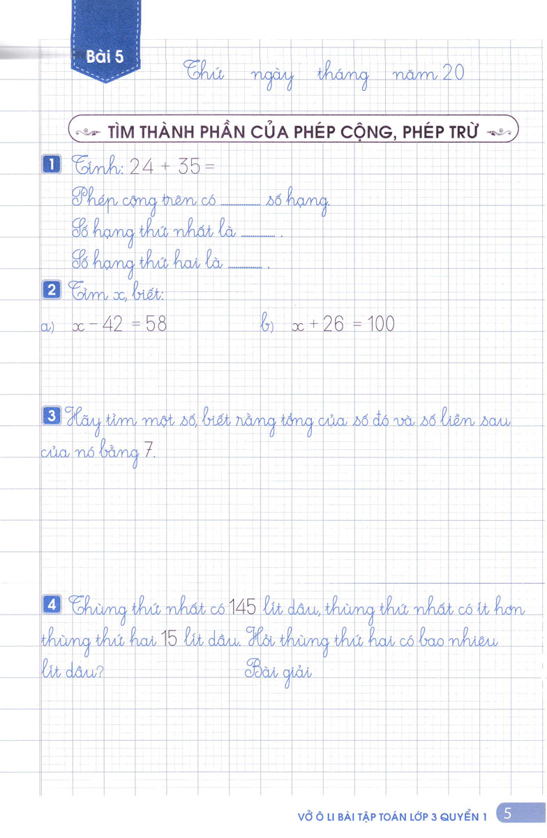 Bo
						
										
										Vo O Li Bai Tap Toan 3 - Quyen 1