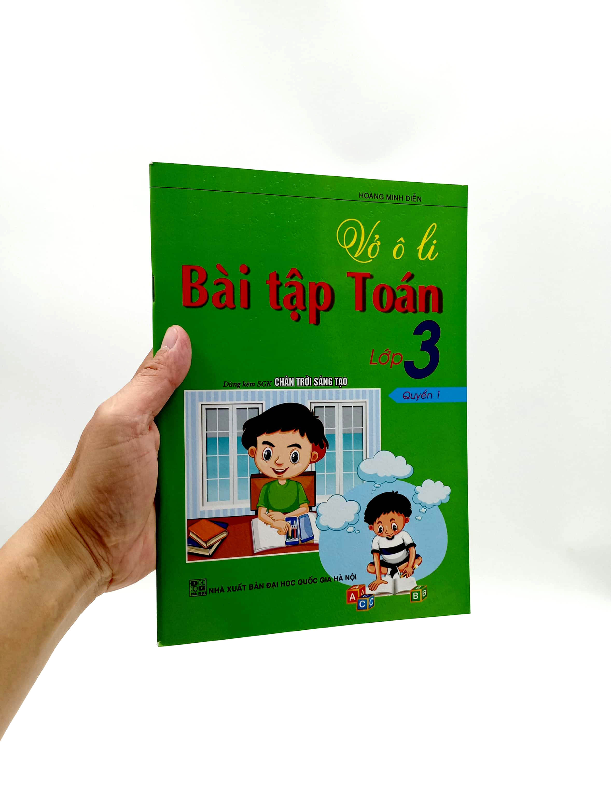 bộ vở ô li bài tập toán 3 - quyển 1 (dùng kèm bộ sách chân trời sáng tạo)