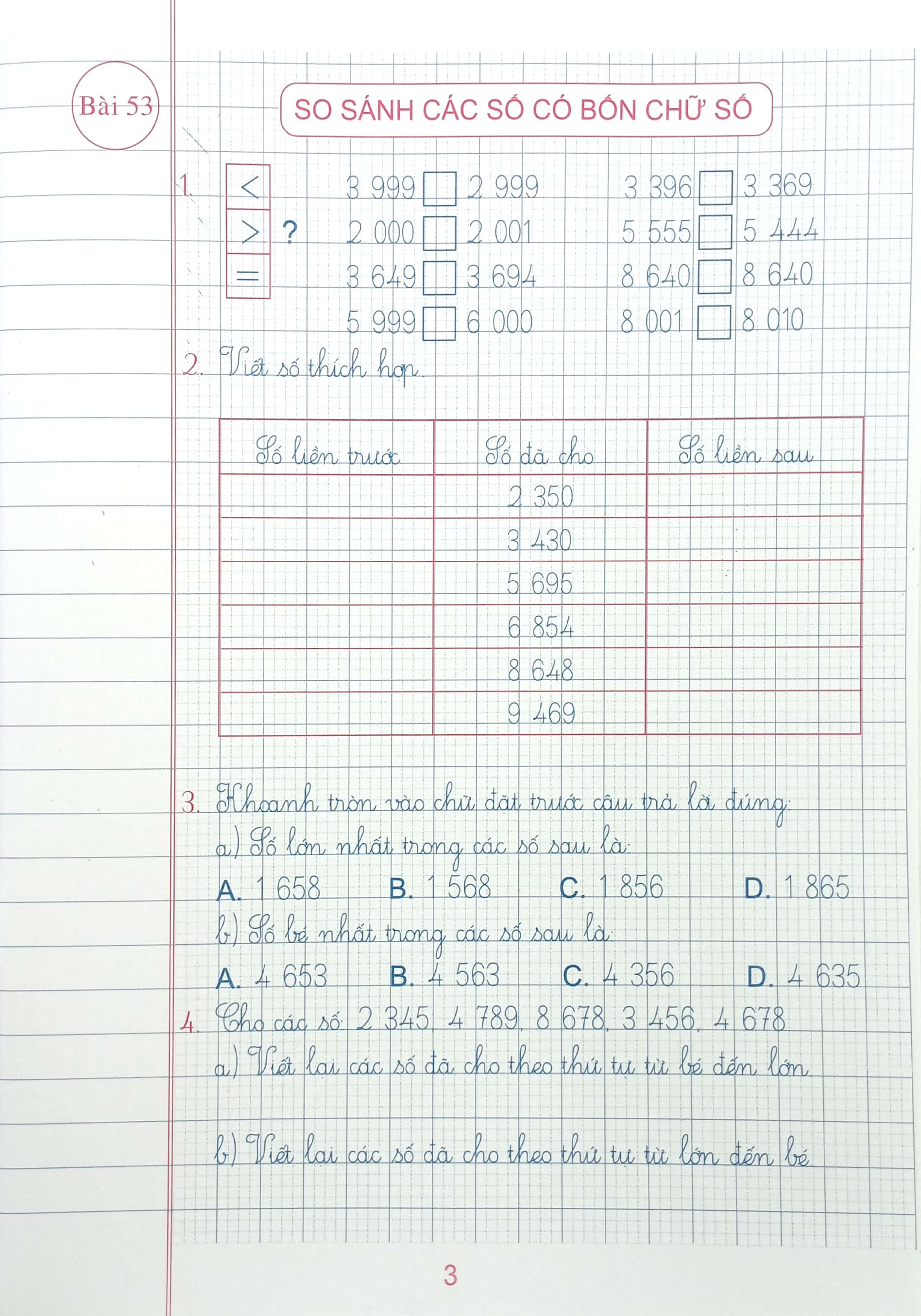bộ vở ô li bài tập toán 3 - quyển 2 (dùng kèm bộ sách chân trời sáng tạo)