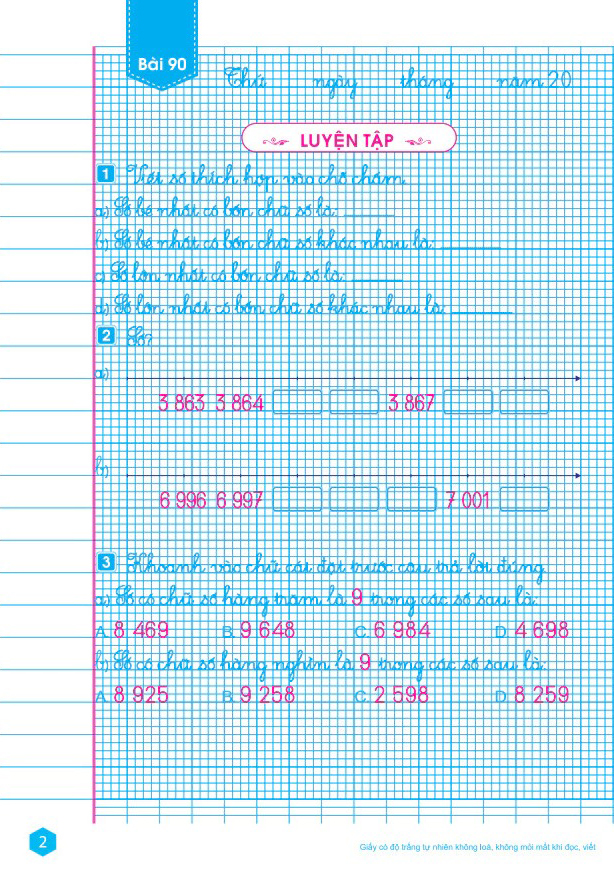 Bo
						
										
										Vo O Li Bai Tap Toan 3 - Quyen 2 (Theo Chuong Trinh GDPT Moi)