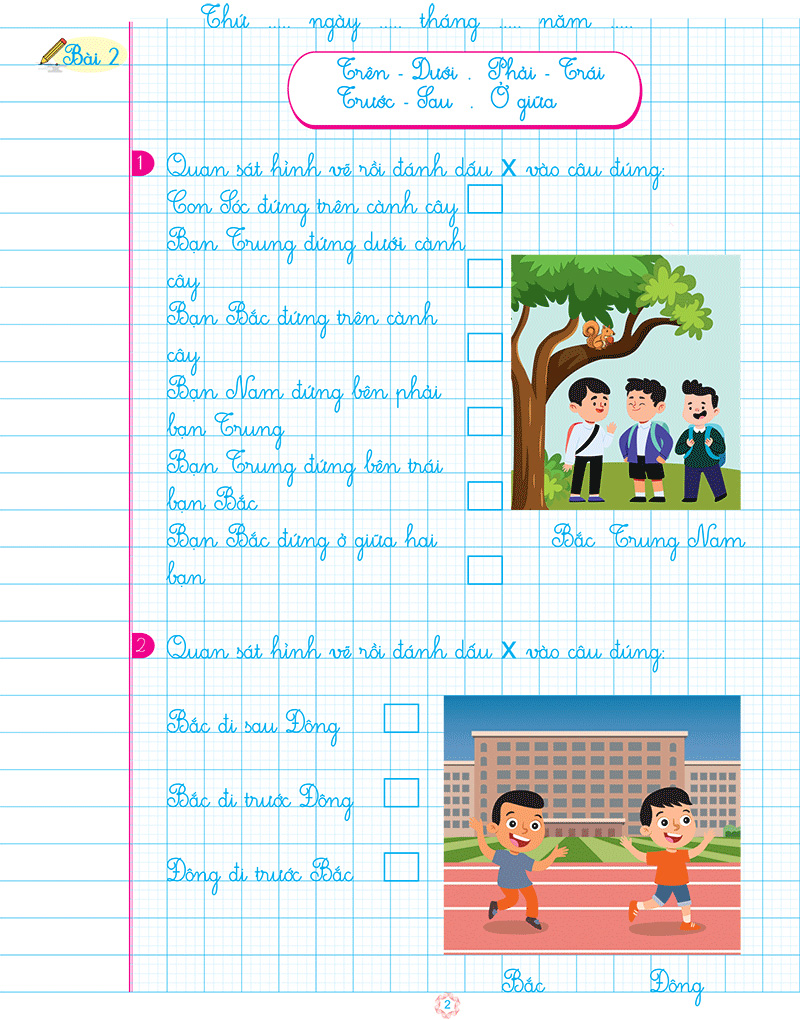 bộ vở ô li bài tập toán lớp 1 - quyển 1 (biên soạn theo chương trình mới)