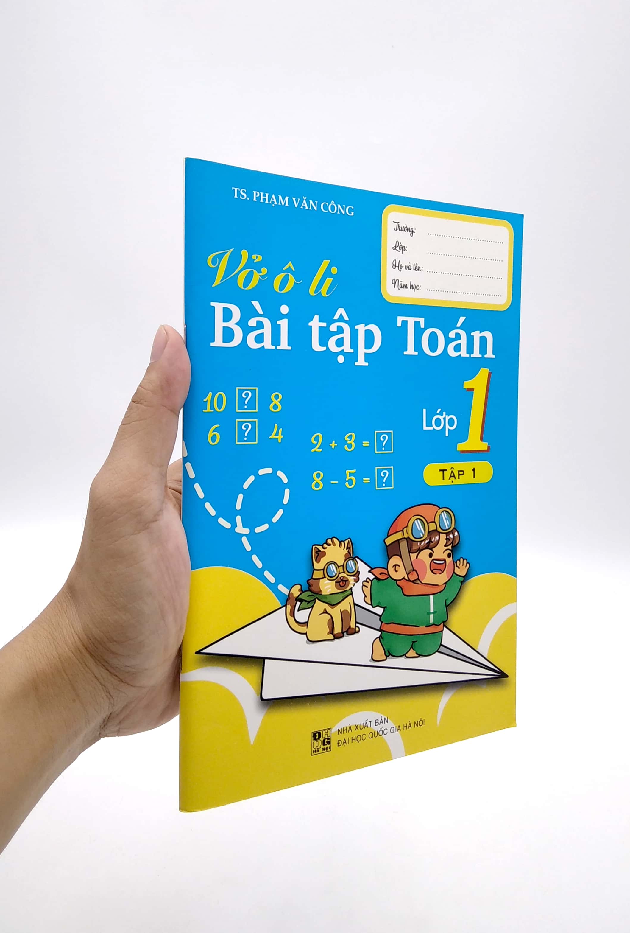 bộ vở ô li bài tập toán lớp 1 - tập 1