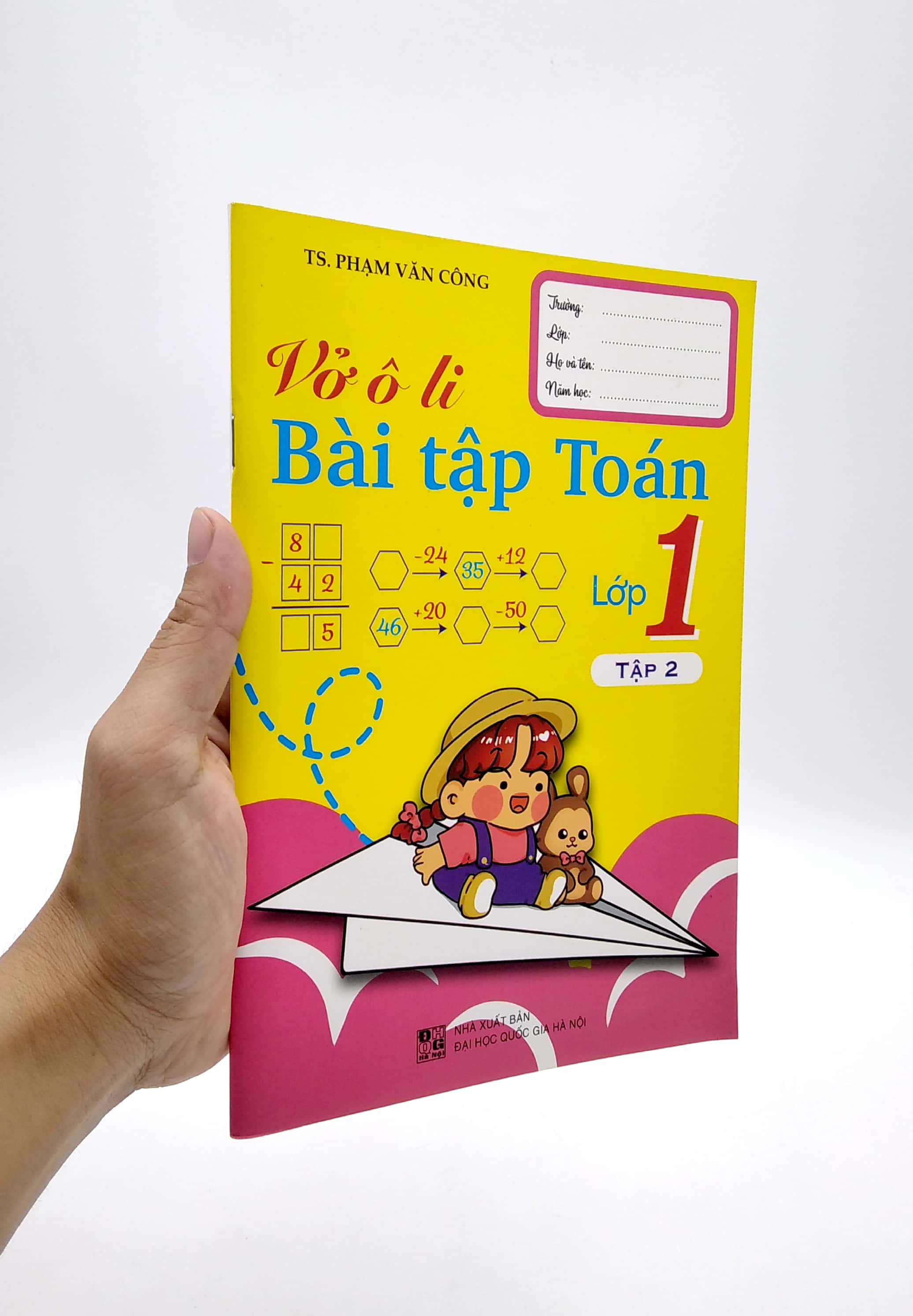 bộ vở ô li bài tập toán lớp 1 - tập 2