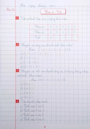 bộ vở ô li bài tập toán lớp 2 - quyển 2 (biên soạn theo chương trình giáo dục phổ thông mới)