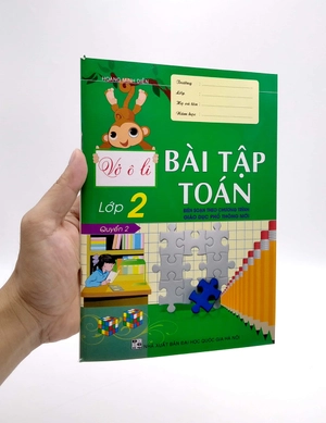 bộ vở ô li bài tập toán lớp 2 - quyển 2 (biên soạn theo chương trình giáo dục phổ thông mới)