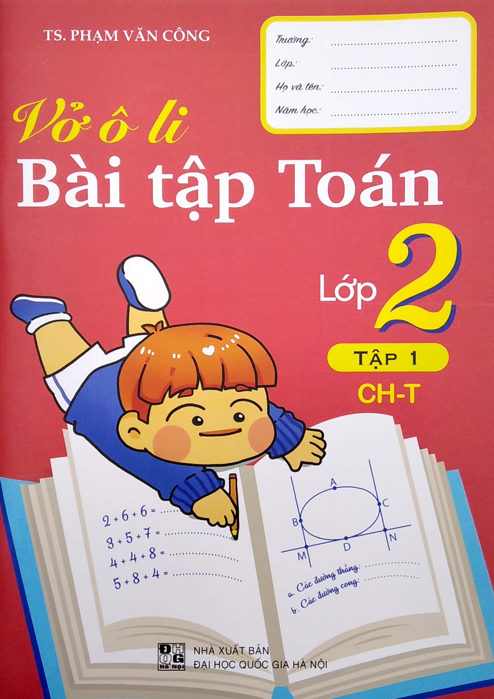 bộ vở ô li bài tập toán lớp 2 - tập 1 (ch-t)
