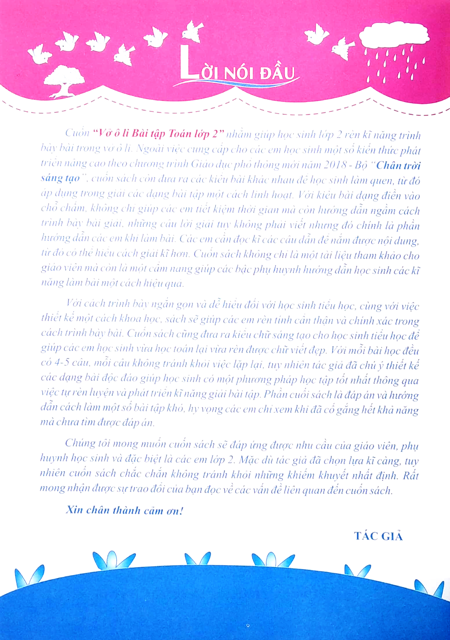 bộ vở ô li bài tập toán lớp 2 - tập 1 (ch-t)