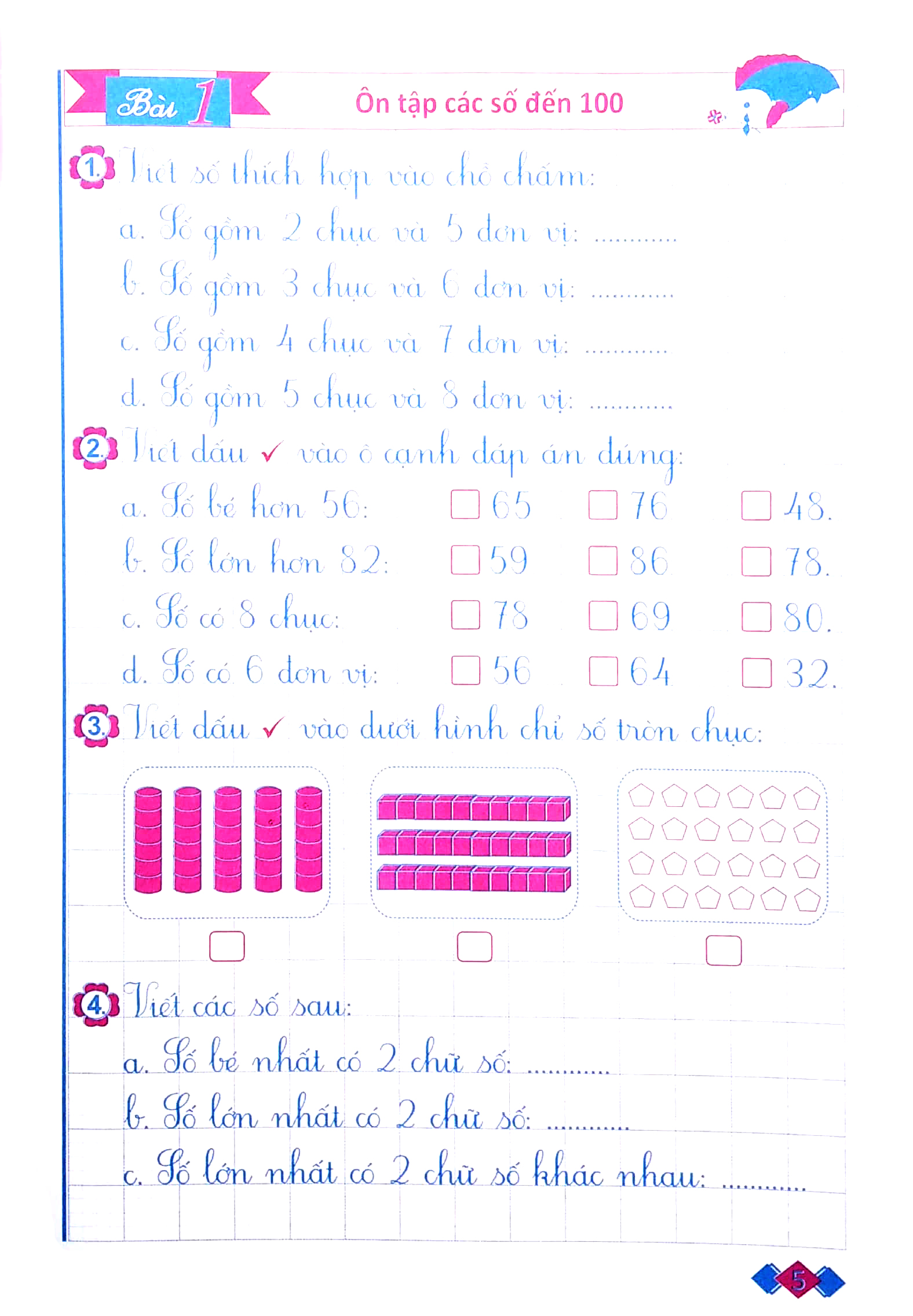 bộ vở ô li bài tập toán lớp 2 - tập 1 (ch-t)