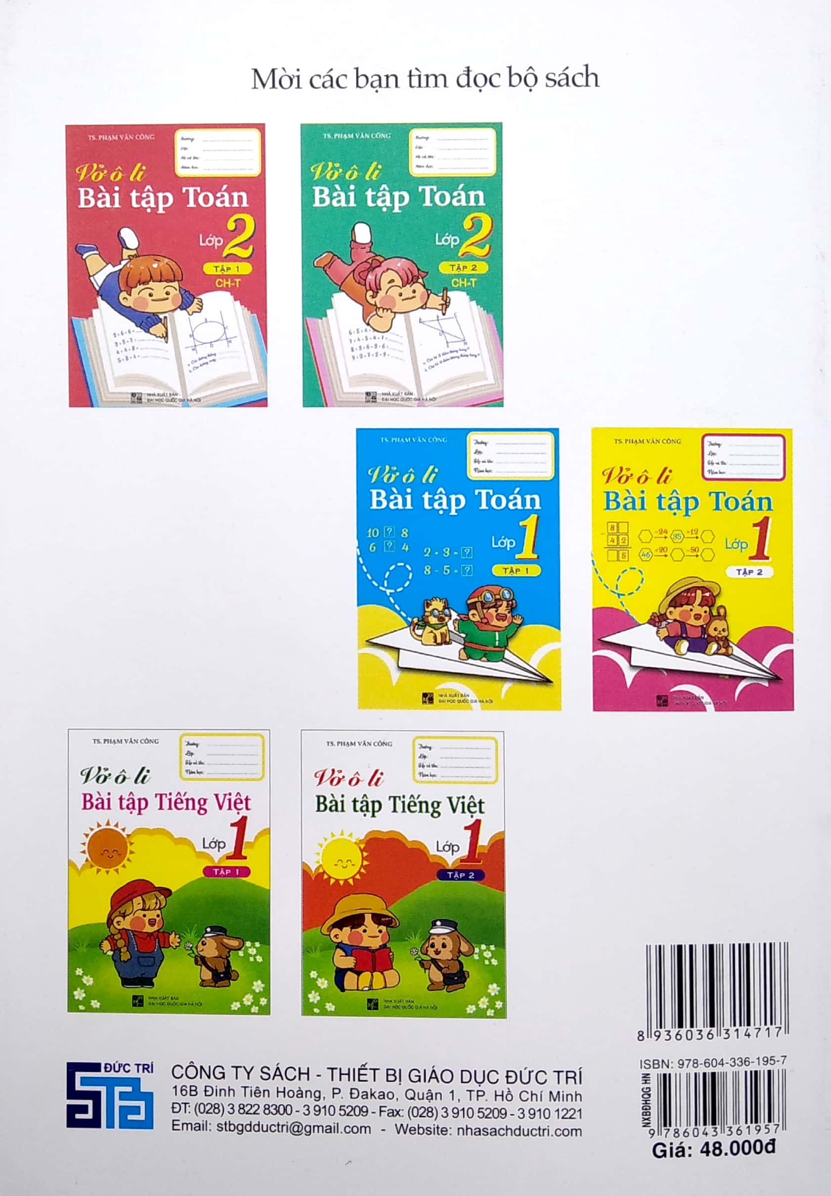 bộ vở ô li bài tập toán lớp 2 - tập 1 (ch-t)