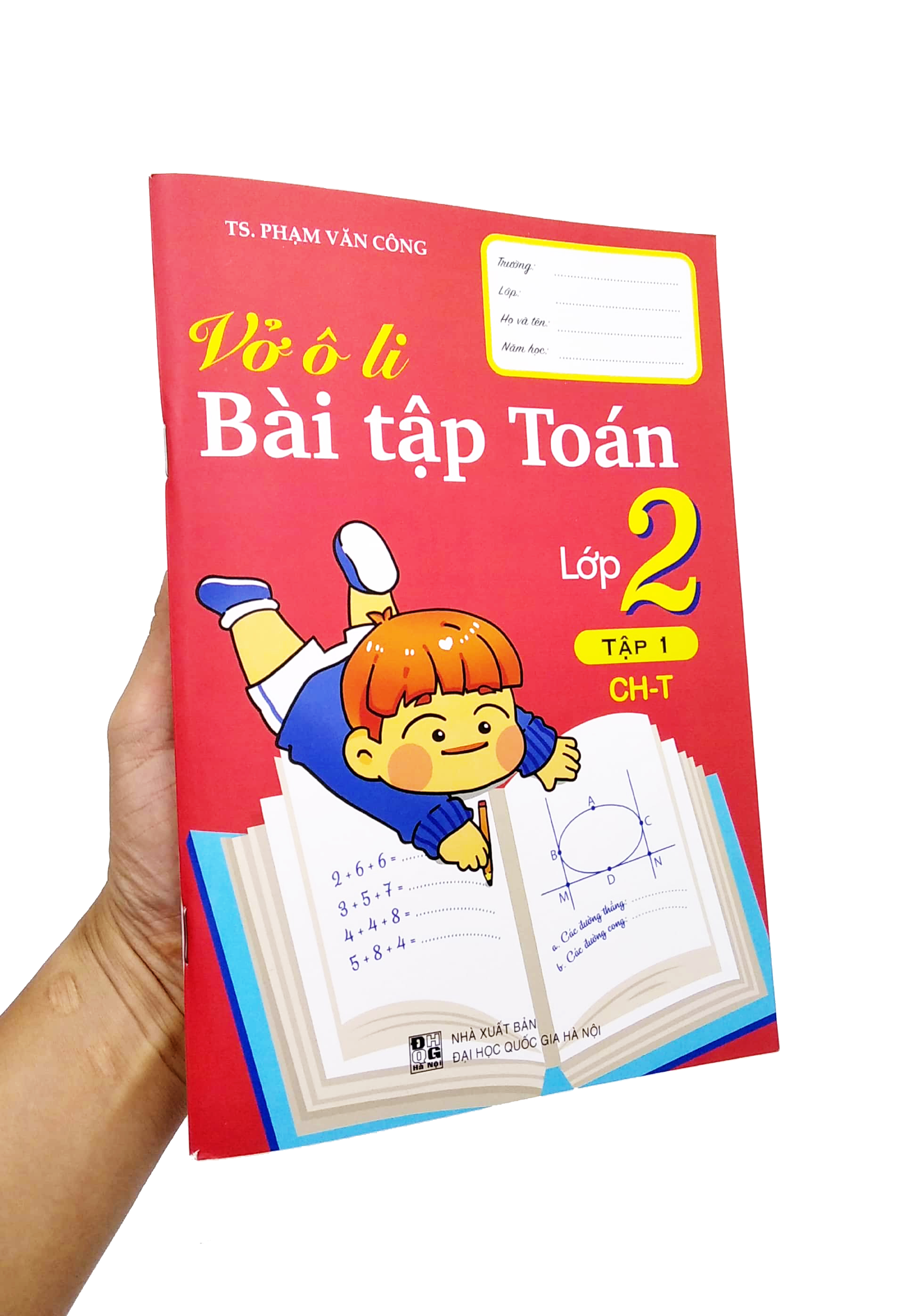 bộ vở ô li bài tập toán lớp 2 - tập 1 (ch-t)