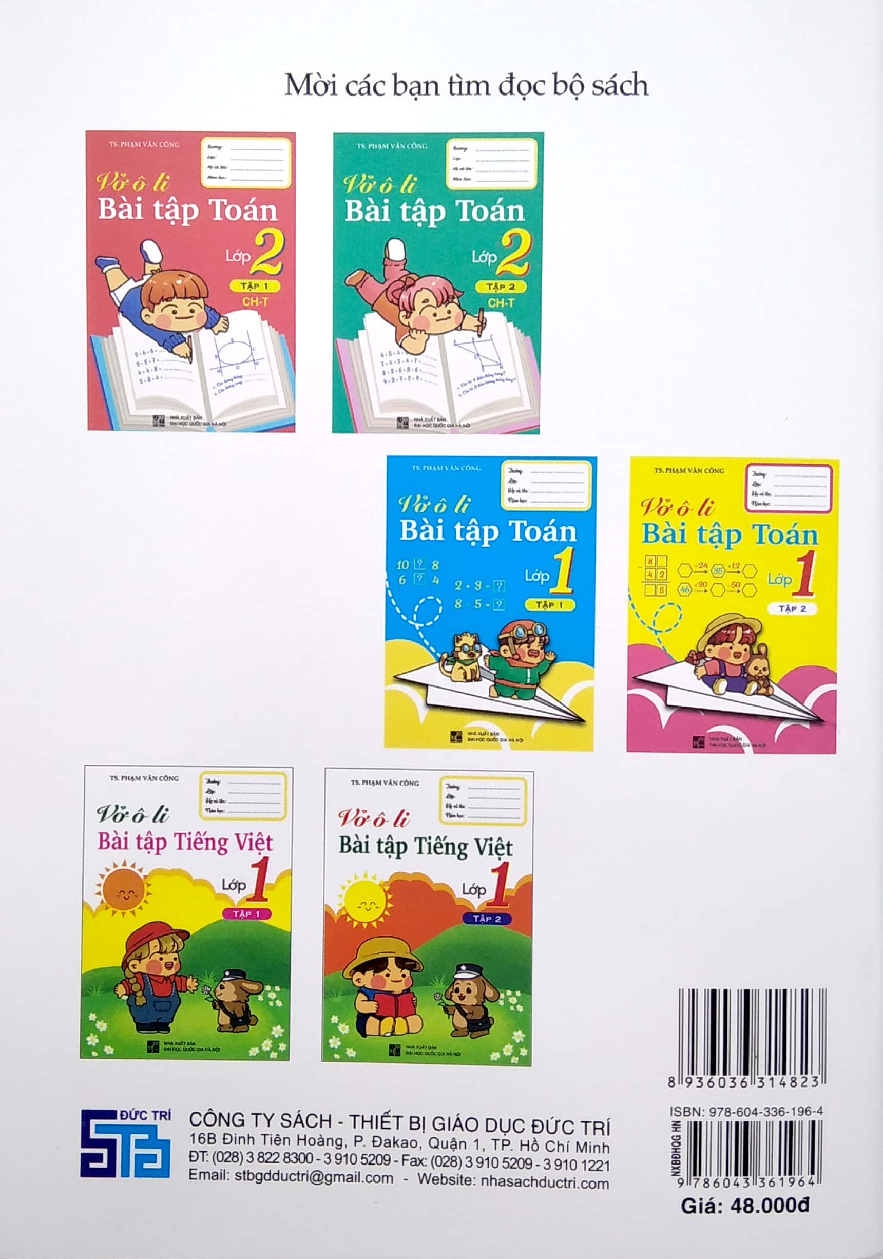 bộ vở ô li bài tập toán lớp 2 - tập 2