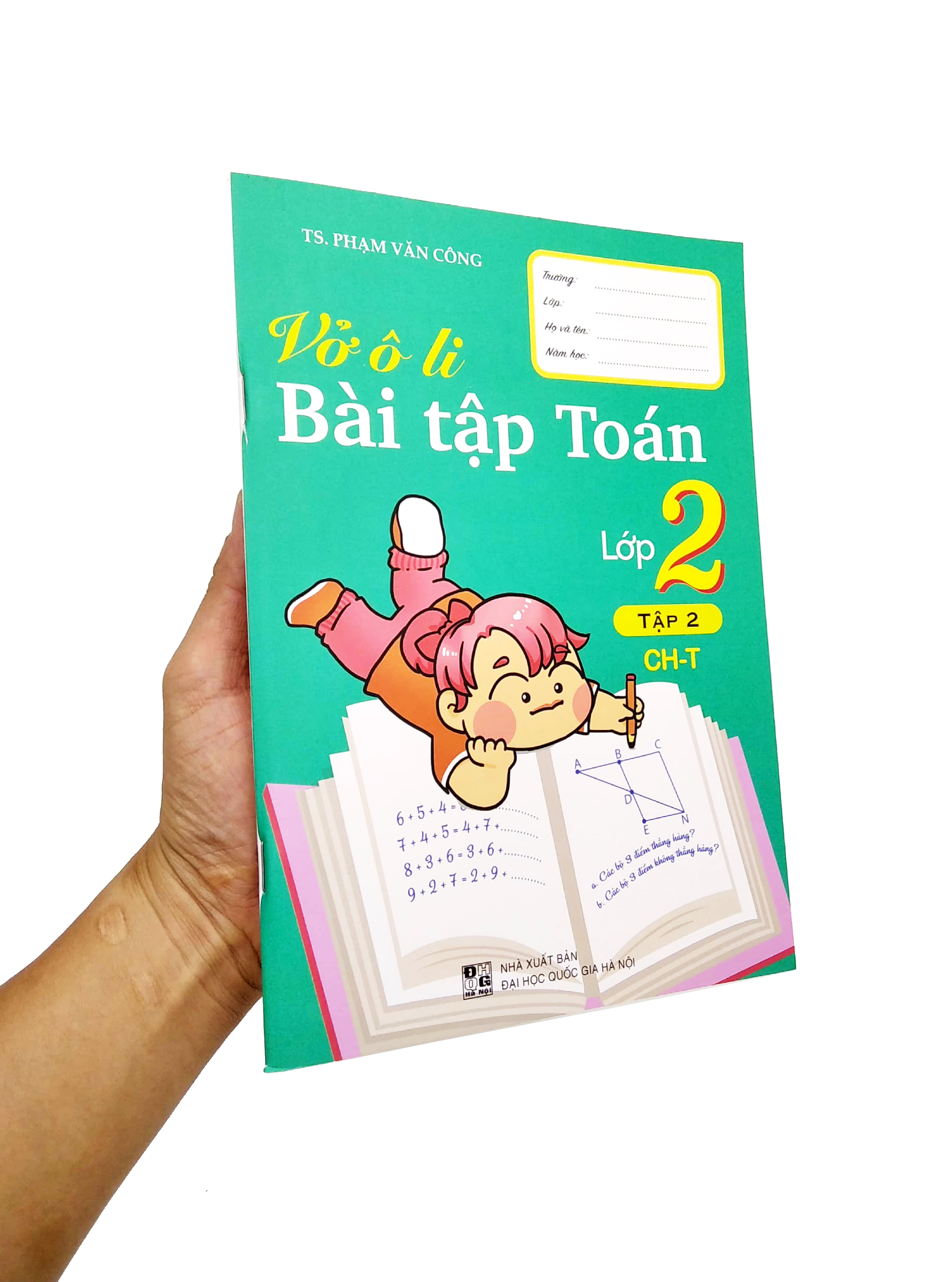 bộ vở ô li bài tập toán lớp 2 - tập 2