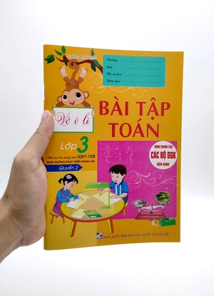 bộ vở ô li bài tập toán lớp 3 - quyển 2 (biên soạn theo chương trình gdpt mới định hướng phát triển năng lực)