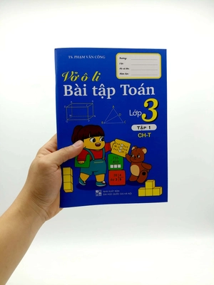 bộ vở ô li bài tập toán lớp 3 - tập 1