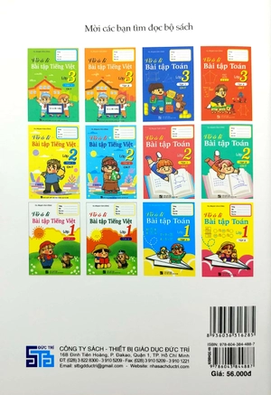 bộ vở ô li bài tập toán lớp 3 - tập 1