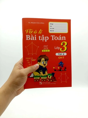 bộ vở ô li bài tập toán lớp 3 - tập 2