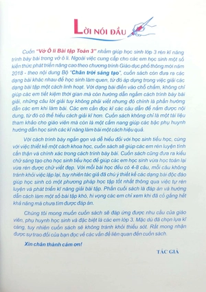 bộ vở ô li bài tập toán lớp 3 - tập 2