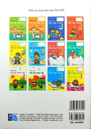 bộ vở ô li bài tập toán lớp 3 - tập 2