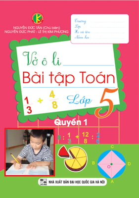 bộ vở ô li bài tập toán lớp 5 - quyển 1