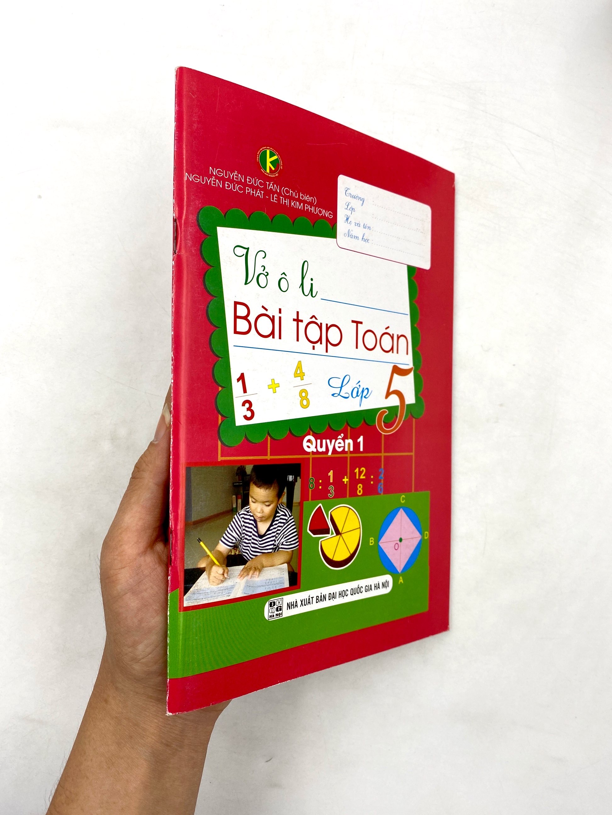 bộ vở ô li bài tập toán lớp 5 - quyển 1