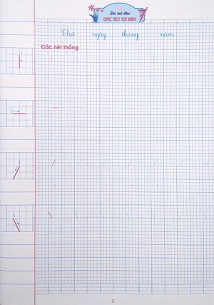 bộ vở ô li có chữ viết mẫu 1 - quyển 1 (theo kết nối tri thức với cuộc sống)