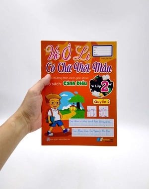 bộ vở ô li có chữ viết mẫu 2 - quyển 2 - cánh diều