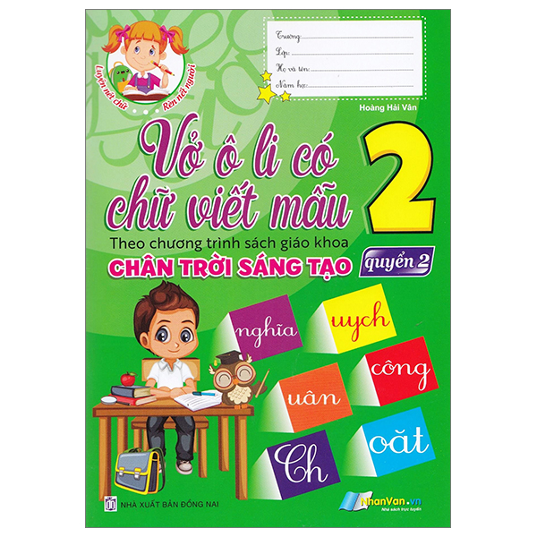 Bo
Vo O Li Co Chu Viet Mau 2 - Tap 2 (Chan Troi)