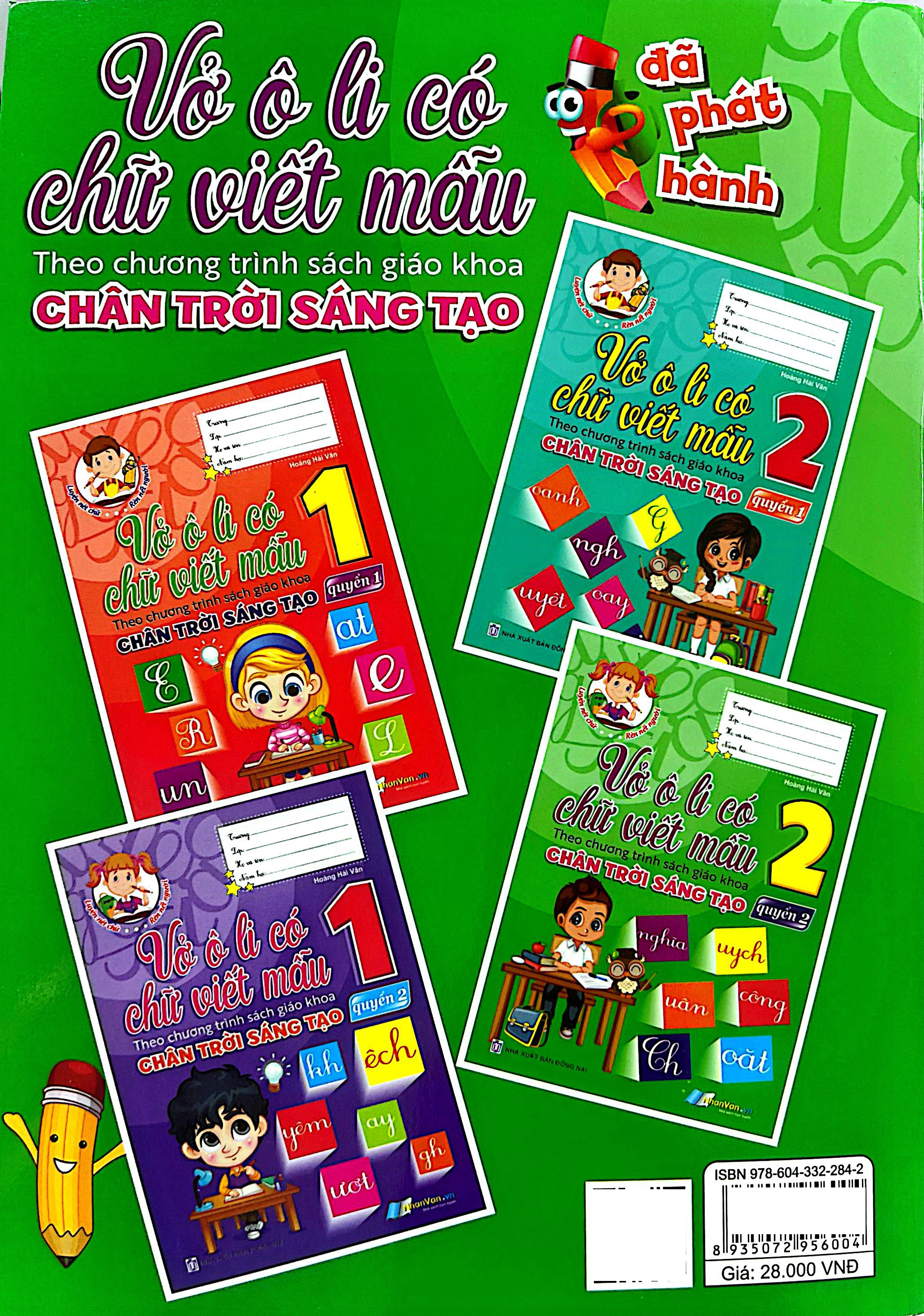 Bo
						
										
										Vo O Li Co Chu Viet Mau 2 - Tap 2 (Chan Troi)