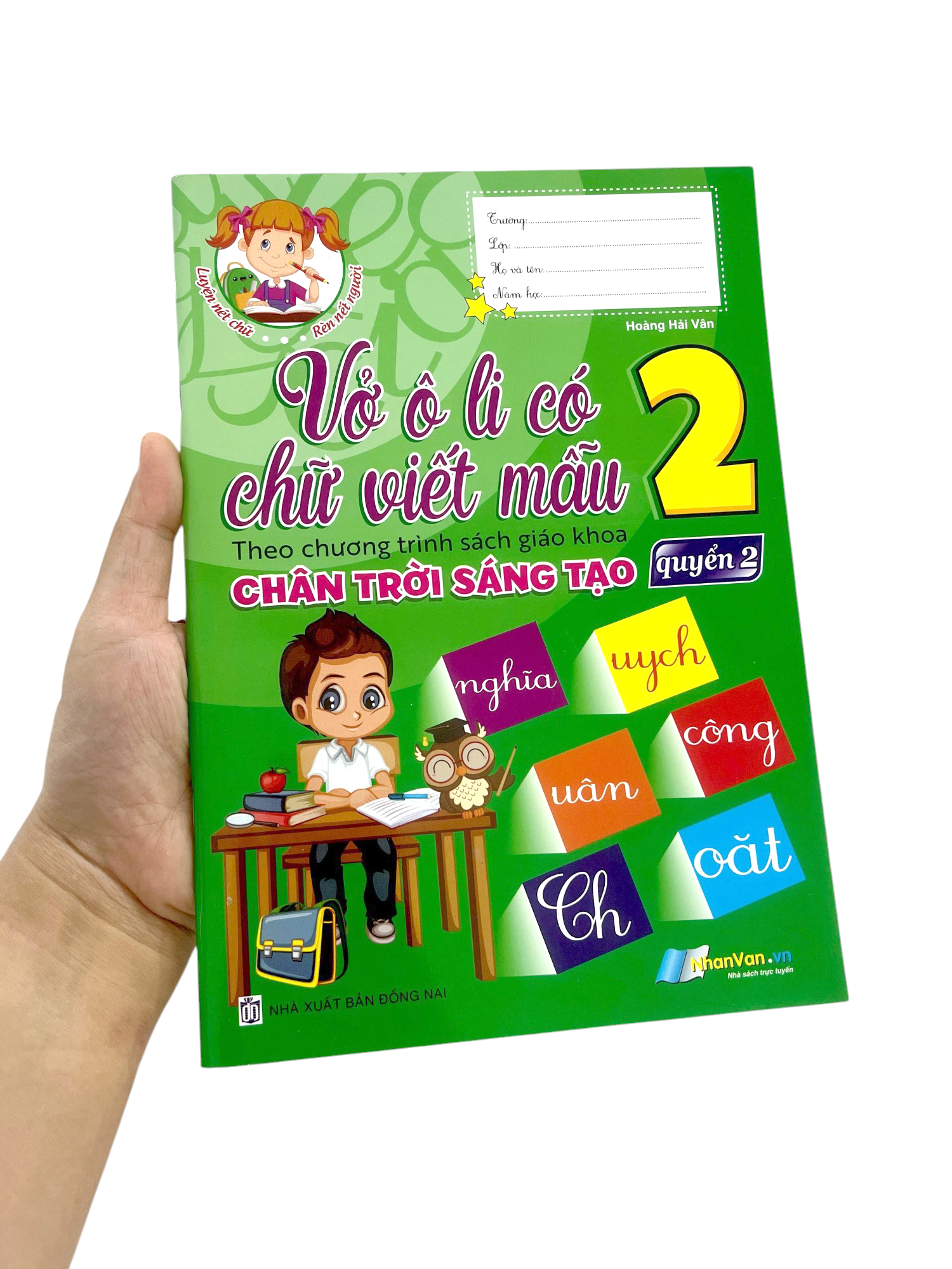 Bo
						
										
										Vo O Li Co Chu Viet Mau 2 - Tap 2 (Chan Troi)