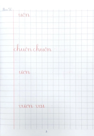 bộ vở ô li có mẫu chữ 1 - quyển 2 (tái bản có chỉnh lí và bổ sung)