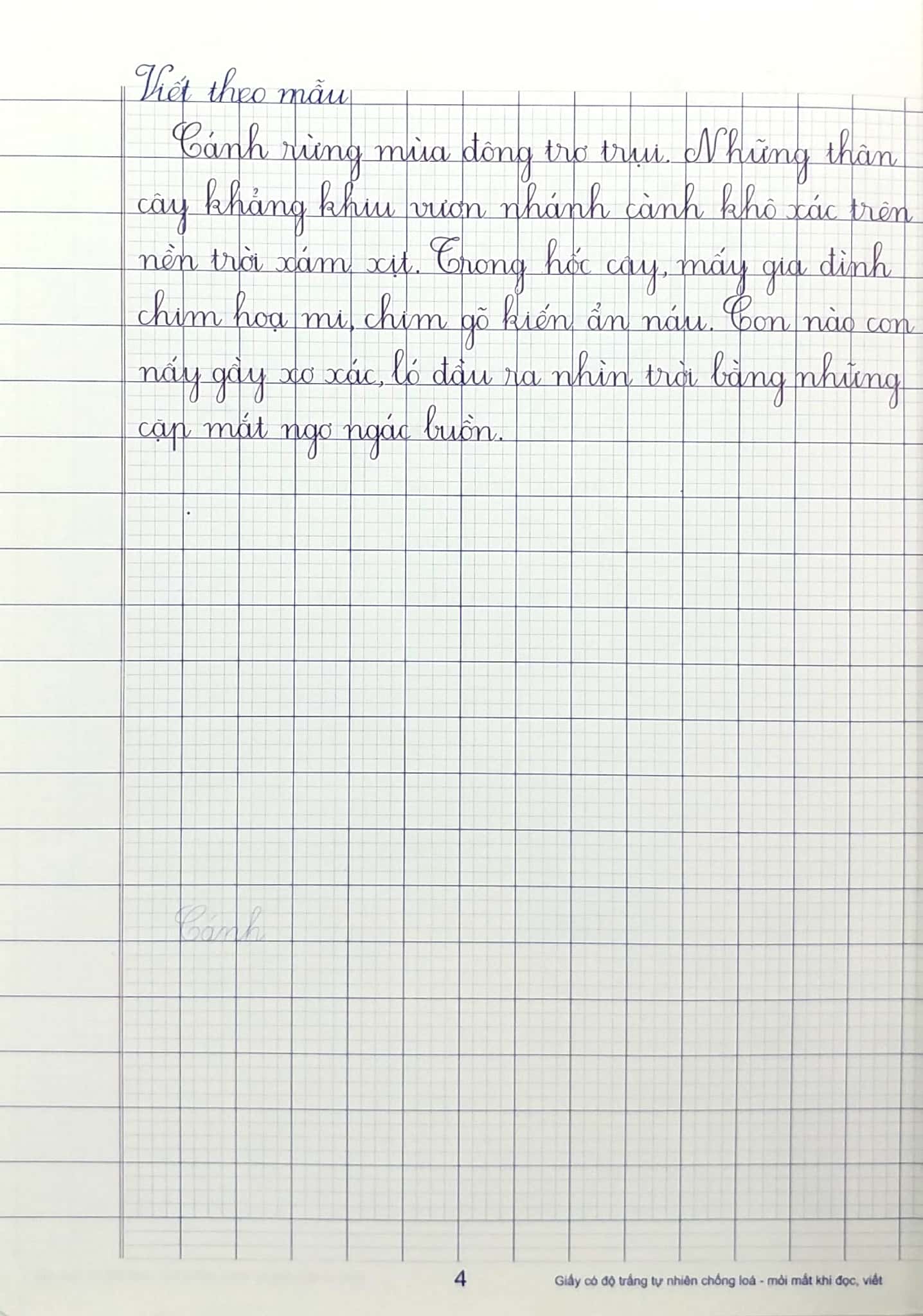 bộ vở ô li có mẫu chữ 5 - tập 2