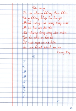 bộ vở ô li có viết mẫu chữ 5 - tập 2