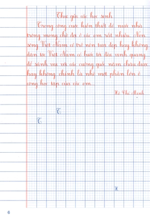 bộ vở ô li có viết mẫu chữ 5 - tập 2