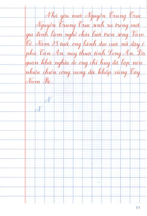 bộ vở ô li có viết mẫu chữ 5 - tập 2