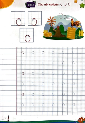 bộ vở ô li tập tô chữ - quyển 1 (tái bản)